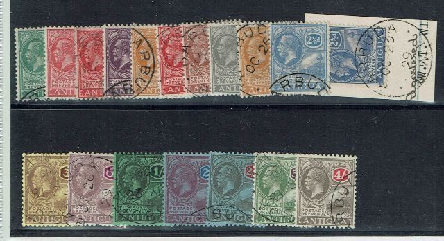 Image of Antigua SG 62/80 FU British Commonwealth Stamp